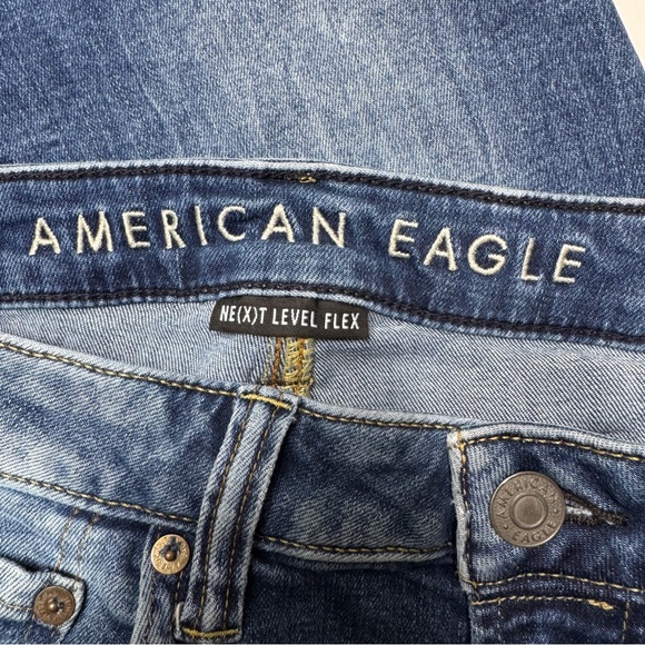 {AE American Eagle} "Slim Straight" 30x32 Next Level Flex Denim Jeans - Picture 5 of 8